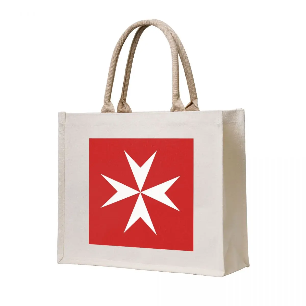 

Maltese Cross Flag T-Shirt Tote Bag shopper bags for women Women's shopping bag Women's shopper bag shopping bags foldable