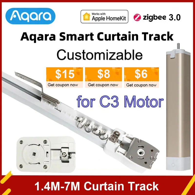 Aqara – tringle à rideaux intelligente, tringle à cadre électrique pour moteur C3 Zigbee 3.0, systèm