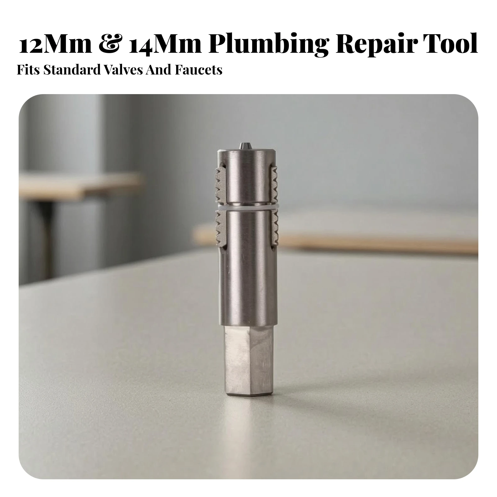 Triangle Valve Extractor Compact Faucet Valve Extractor Broken Faucet Removal Tool Portable for Plumbers, Plumbing Repair