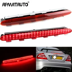 Luz de freno trasero LED de tercer nivel, lente negra para Mercedes Benz CLK W209 C209 A209 2002-2007 2008 2009 A 2098200956