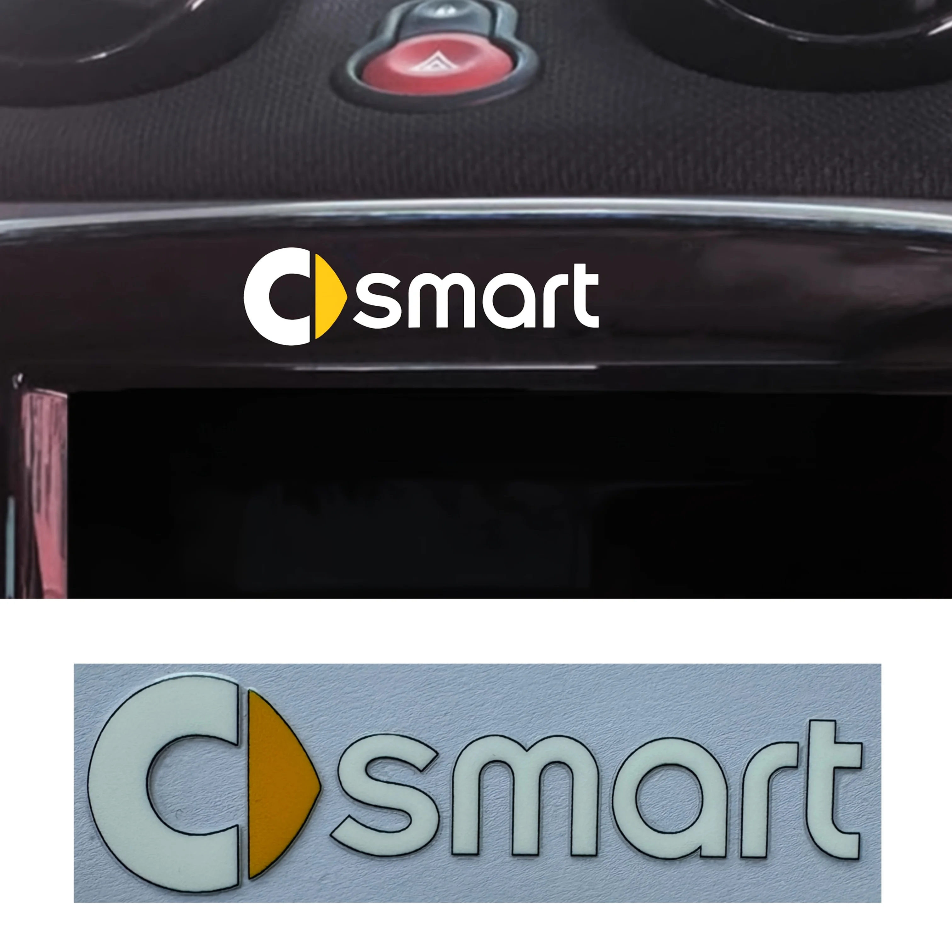 2 naklejki emblematy samochodowe do Benz Smart Fortwo 451 450 453 Forfour akcesoria