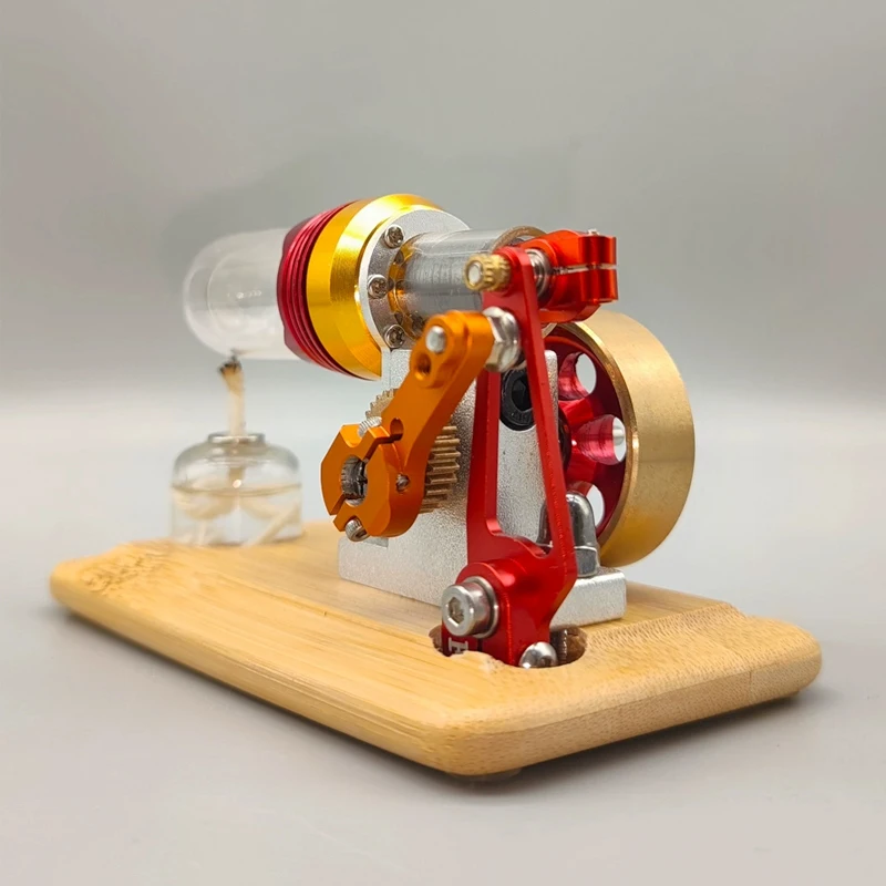 Stirling motor thermo dynamisches mechanisches Modell thermo dynamisches wissenschaft liches Prinzip Physik forschung experimentelles kleines Spielzeug