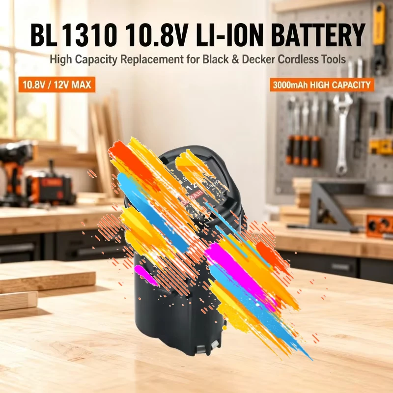 Black+Decker Tool Cordless - BL1310 LBXR12 – перезаряжаемая литий-ионная батарея