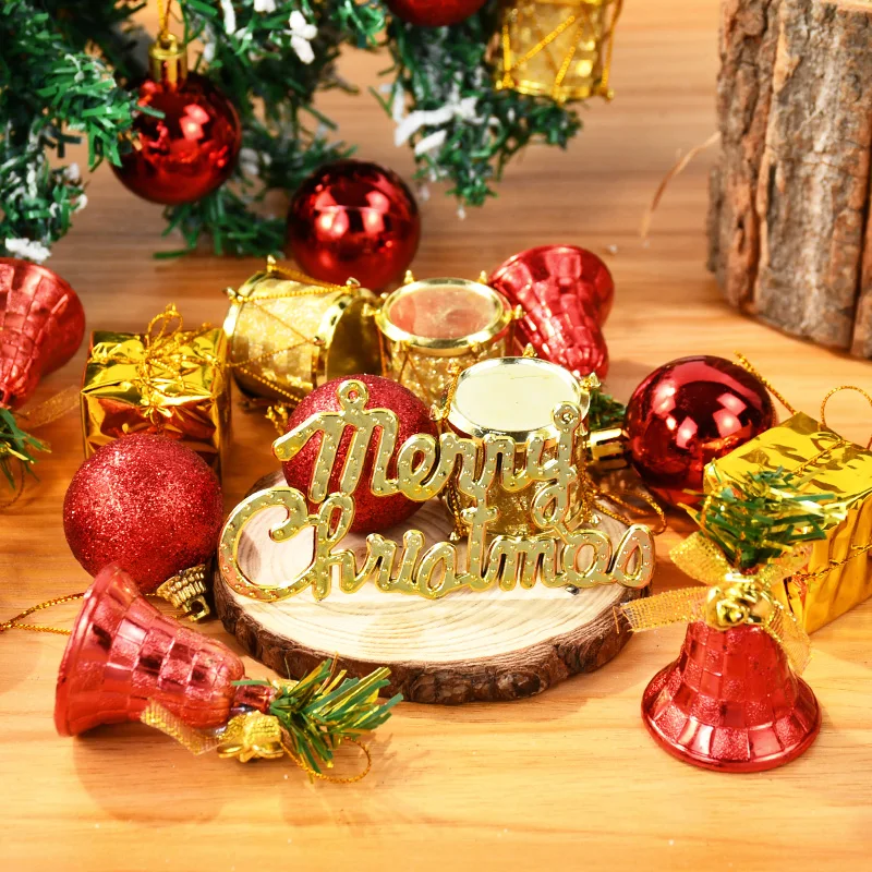 

Christmas Tree Ornament Santa Claus Bowknot Bell Gifts Xmas Tree Hanging Pendant Christmas Home Decoration New Year Navidad Noel
