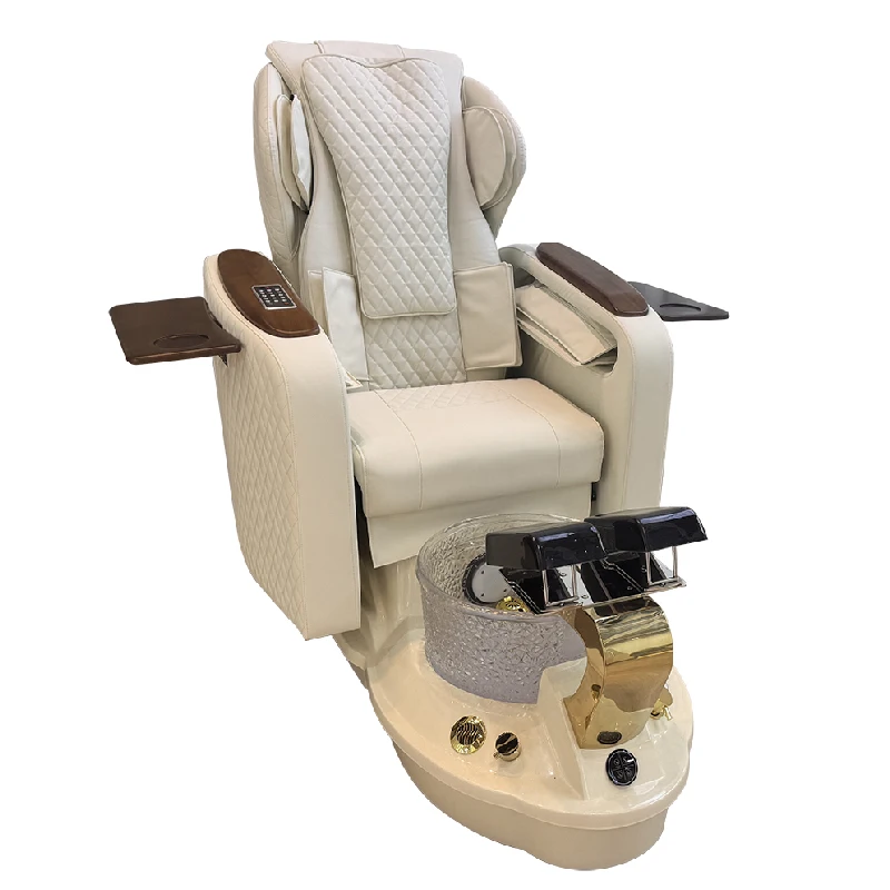 

Luxury Modern Professional Pedicure Chair For Nail Tech Stainless Steel Electric Throne For Nail Salon Adjustable Foot Spa