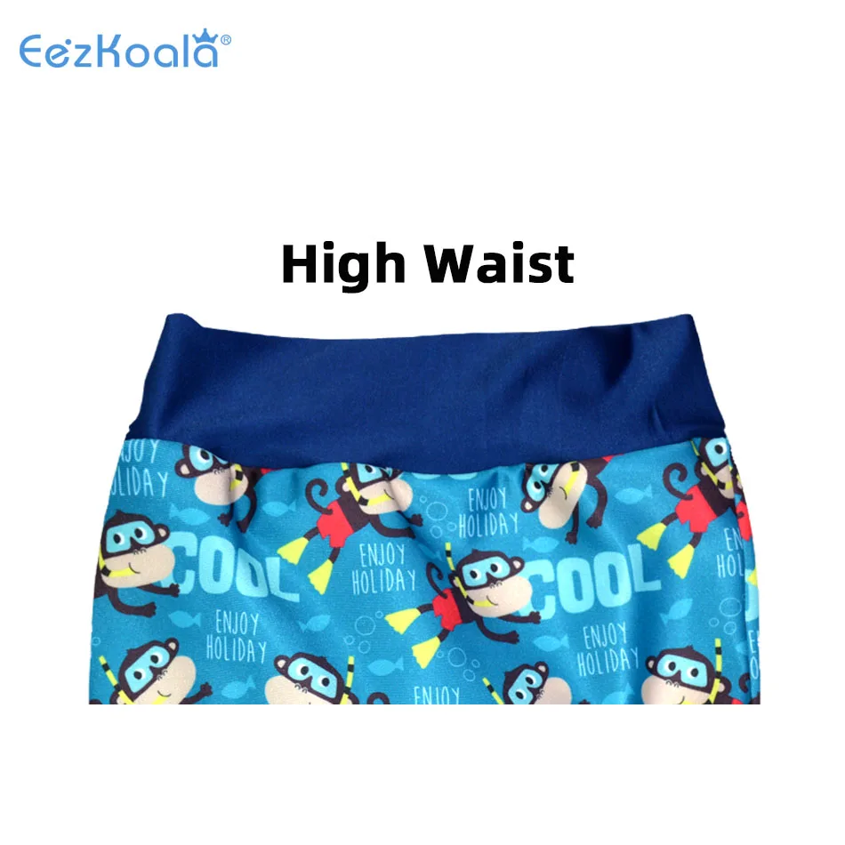 Eezkoala Infant Swimsuit UV 50 Resistant and Long Sleeve Zipper Baby Swimwear Rash Vest for Toddler Swimming Suit for Kids