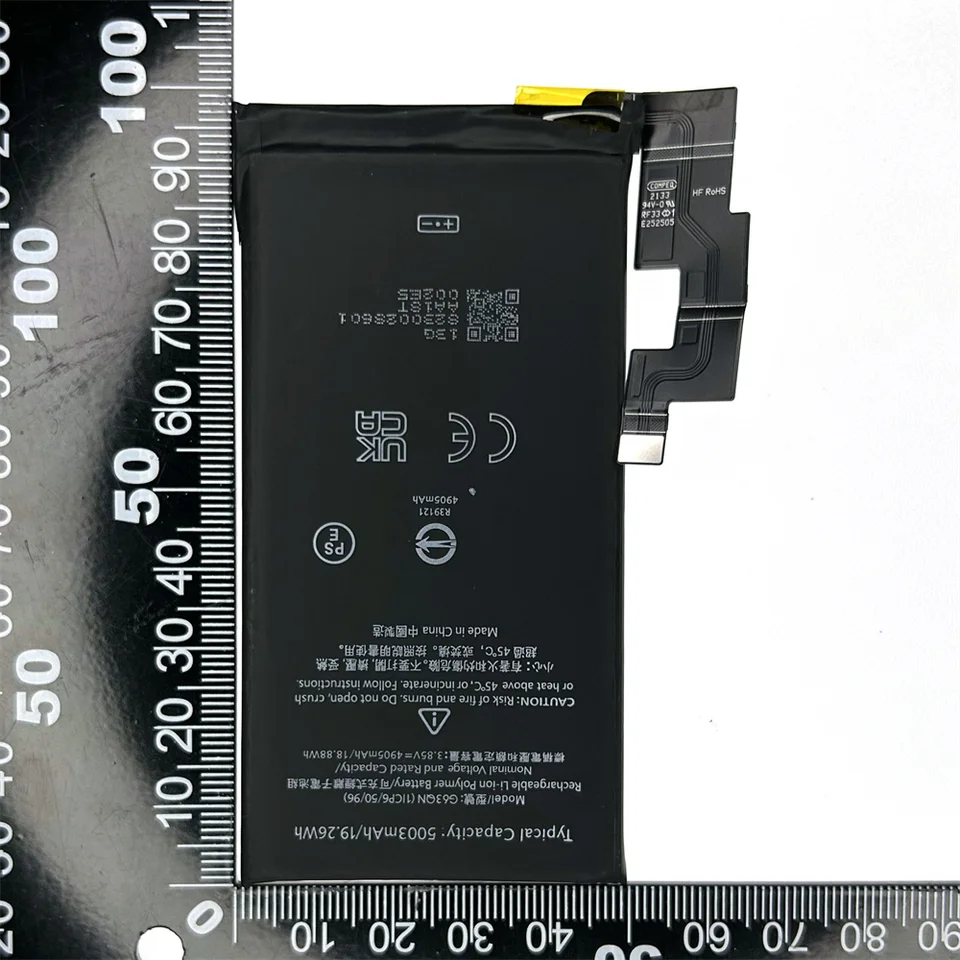Batería de repuesto 100% original y nueva GMSB3 G63QN GLU7G para Google Pixel 6 6 Pro 6A, baterías recargables + herramientas 2