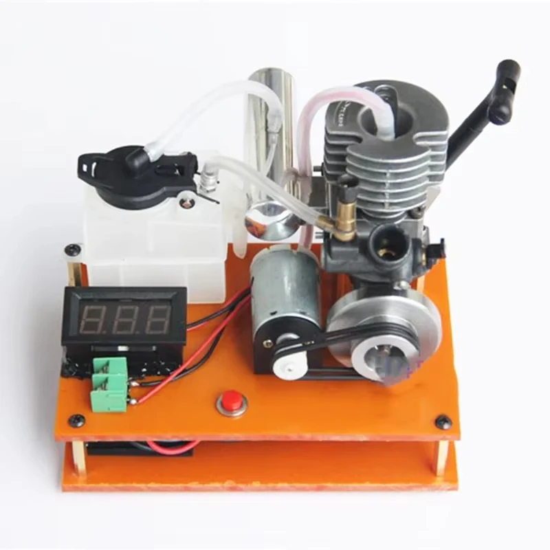 

DIY Engine Model Mini Engine DC Generator Fuel Model Pull Start Physics Lab Model