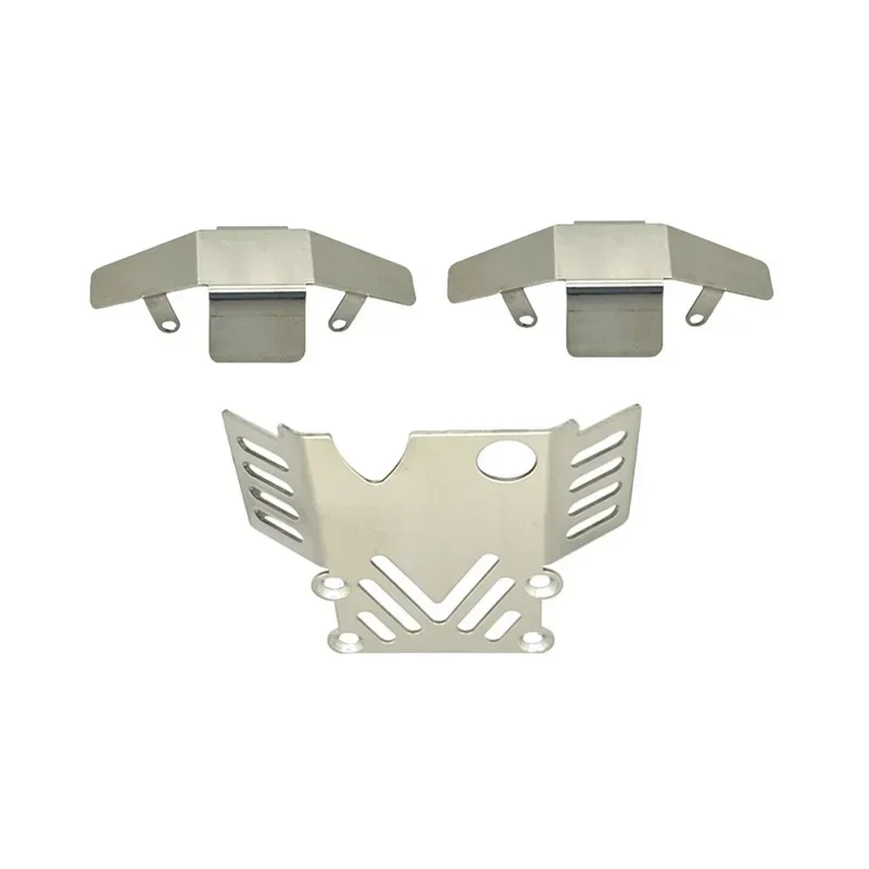 ل MJX 1/12 H12Y H12Y + H12P التحكم عن بعد ترقية السيارة الملحقات غير المدمرة تركيب 304 الهيكل درع