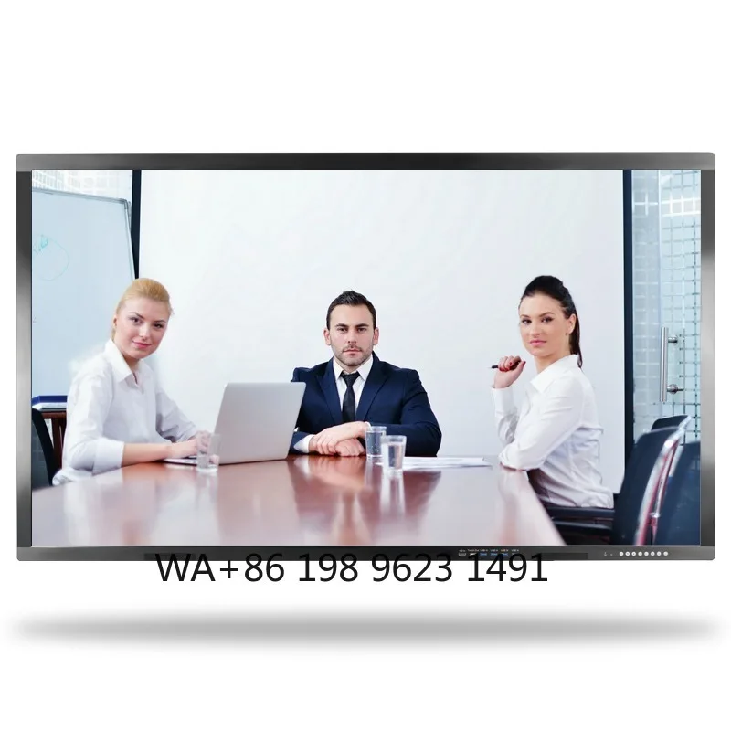 50 Inch Interactive Touch Screen Smart LED Board 4K UHD Flat Panel for Meeting Room Office Education view 5