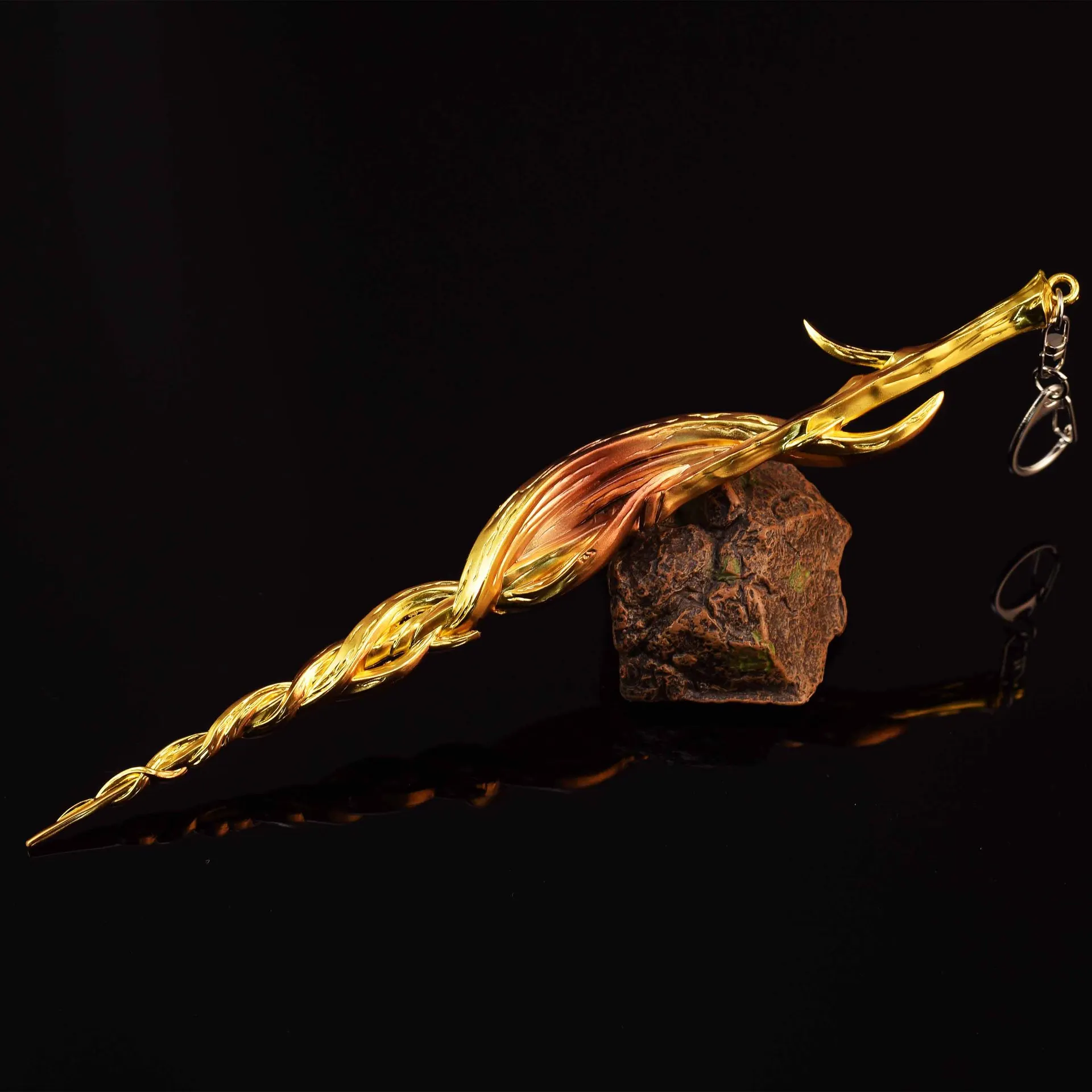 موضة تأثيري 22 سنتيمتر Greatsword of Damnation المفاتيح الظل من Erdtree Elden ER لعبة حلقة نماذج عالية الجودة حلقة رئيسية هدية