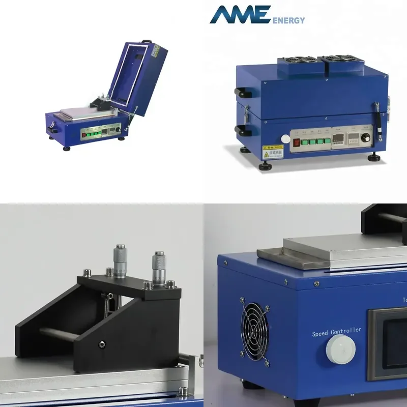 Doctor Blade Thin Film Coater Laboratory Electrode Coater with Heating Function and Vacuum Suction Cup