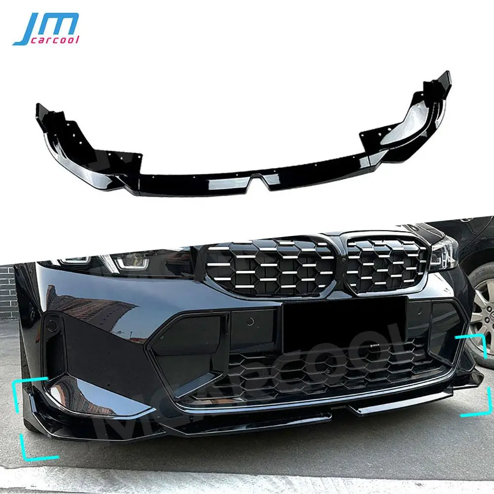 

ABS Front Bumper Lip Spoiler For BMW 3 Series G20 320i 325i M Sport 2023+ Side Apron Protect Splitters Car Bodykits Accessories