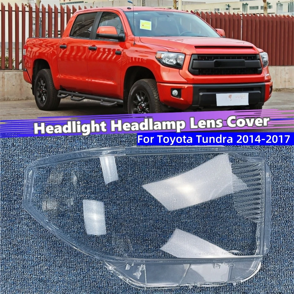 

Для Toyota Tundra 2014 2015 2016 2017, крышка объектива передней фары автомобиля, крышка лампы, колпачки, стекло лампы