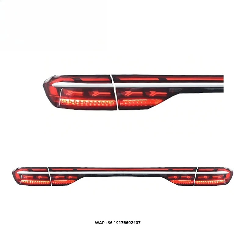 Auto for A8 Taillights with Middle Light bar Assembly 18-22 Modification LED Turn Signal Lights Brake Lights Rear Lamp