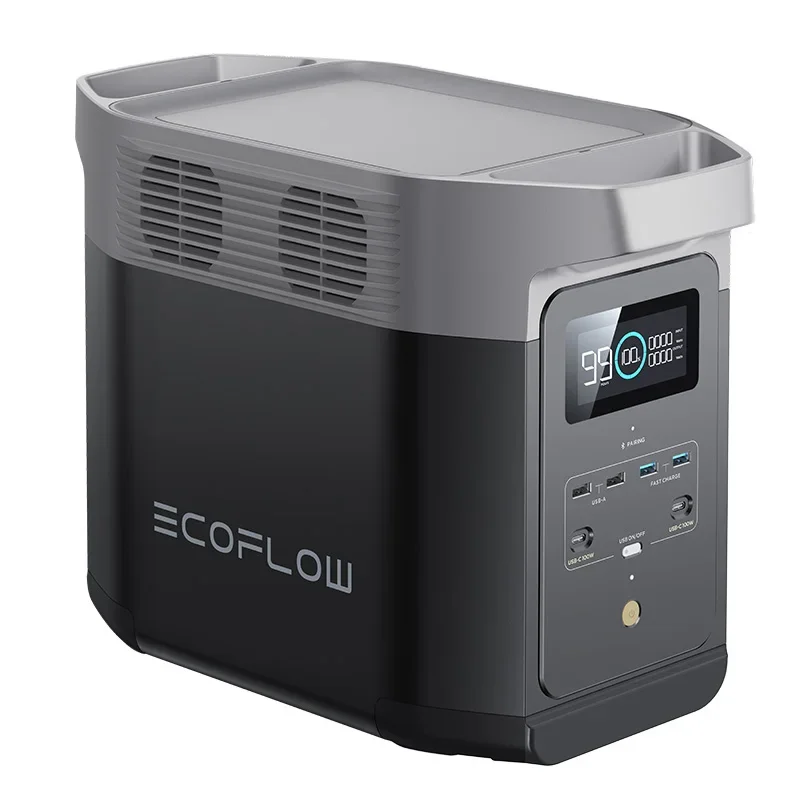 محطة طاقة ECOFlow 2 1800 وات قابلة لإعادة الشحن لمعدات توزيع الطاقة الاحتياطية للتخييم #4