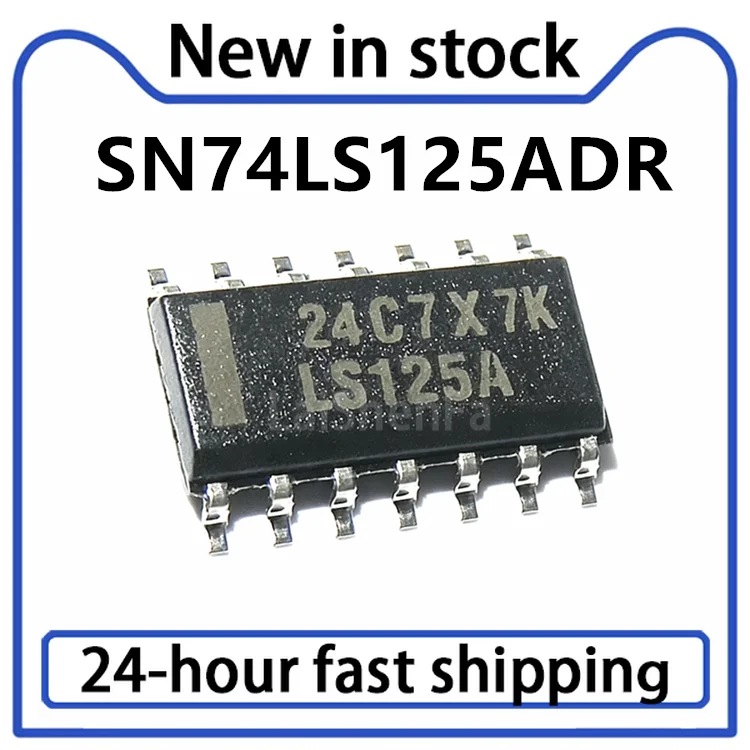 10PCS New SN74LS125ADR SOP-14 silk screen LS125A buffer/driver chip in Stock
