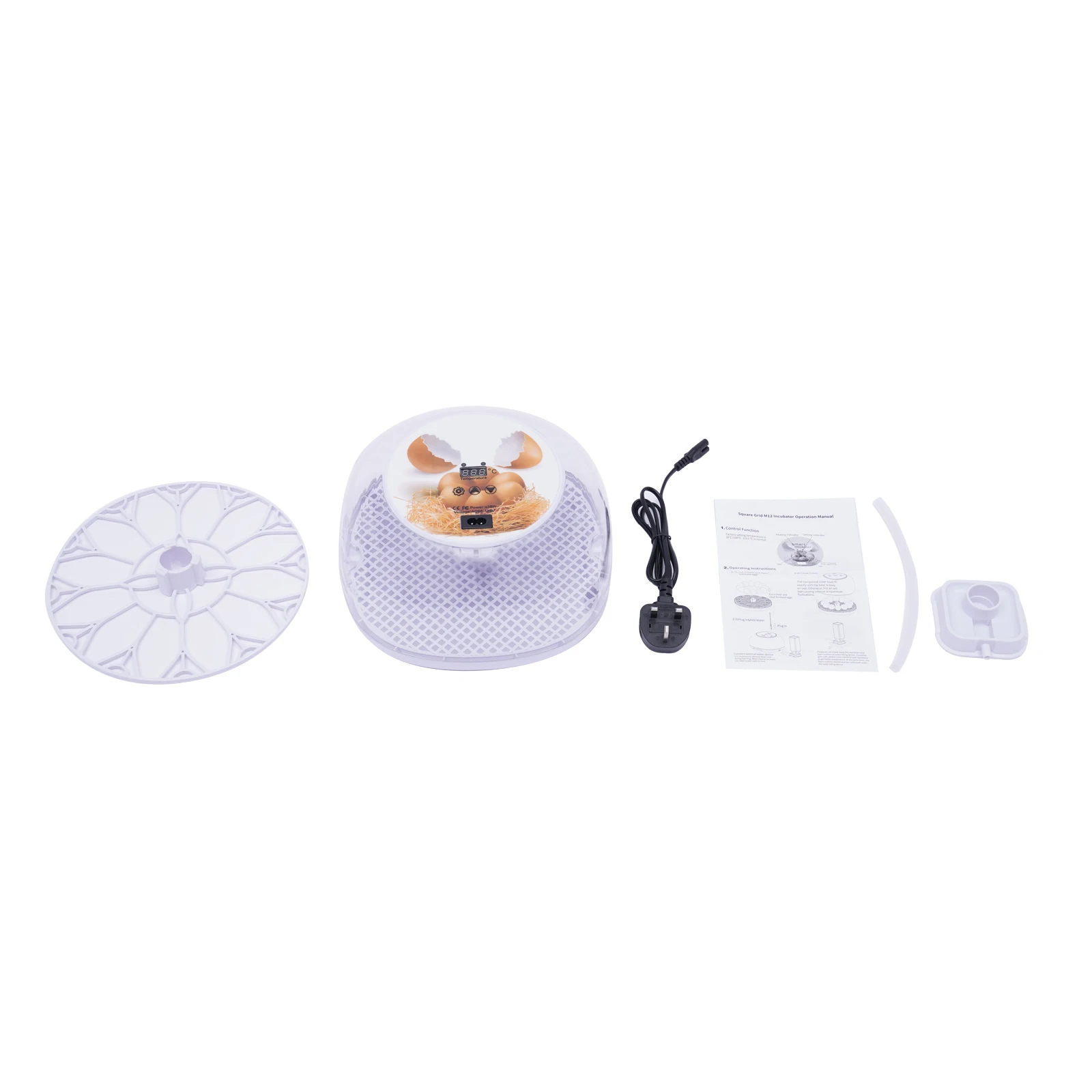 Picture 5: NEW Egg Incubators for Hatching eggs 12Clear Egg Chicken Hatcher Automatic Digital Incubator w/Temperature and Humidity Control