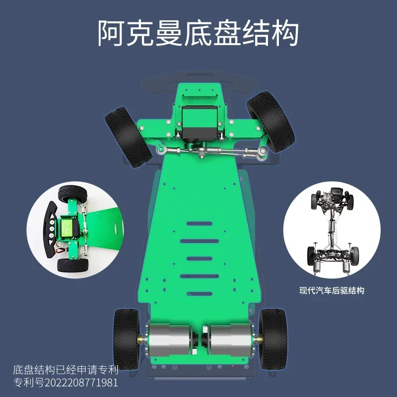 ROS2 robot Akman chassis unmanned driving car mapping navigation JETSON NANO