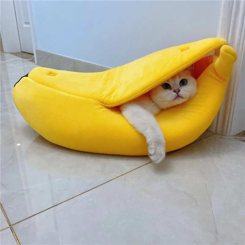 Banana Cat Bed Hous…