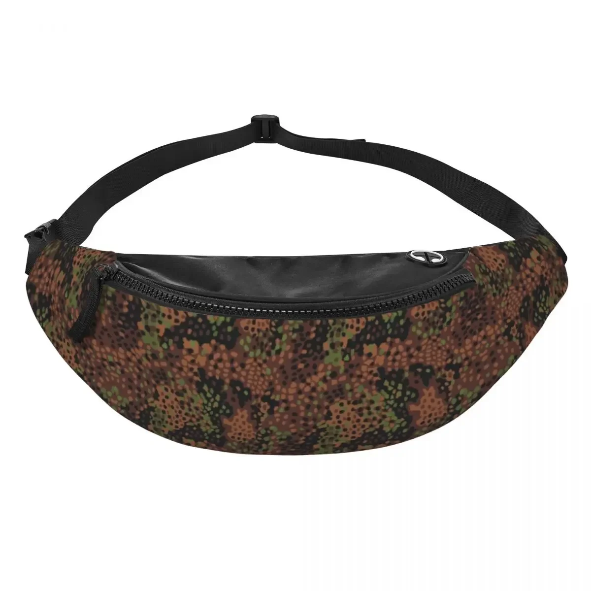 Casual erbsenmuster ervilha dot alemão camo fanny pacote militar do exército camuflagem crossbody cintura saco para correr telefone bolsa de dinheiro