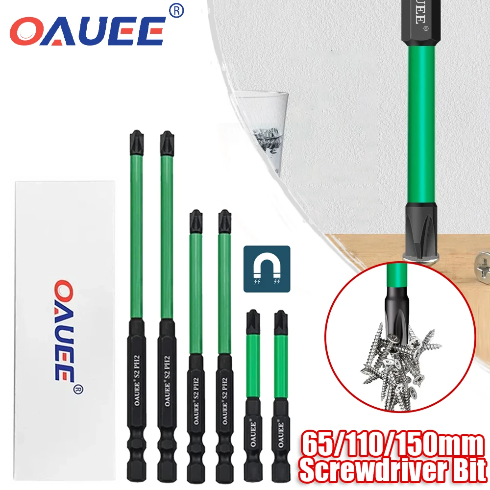 65/110/150mm Magnetic Special Slotted Cross Screwdriver Bit Alloy Steel Batch Head Electrician FPH2 for Socket Switch Hand Tools