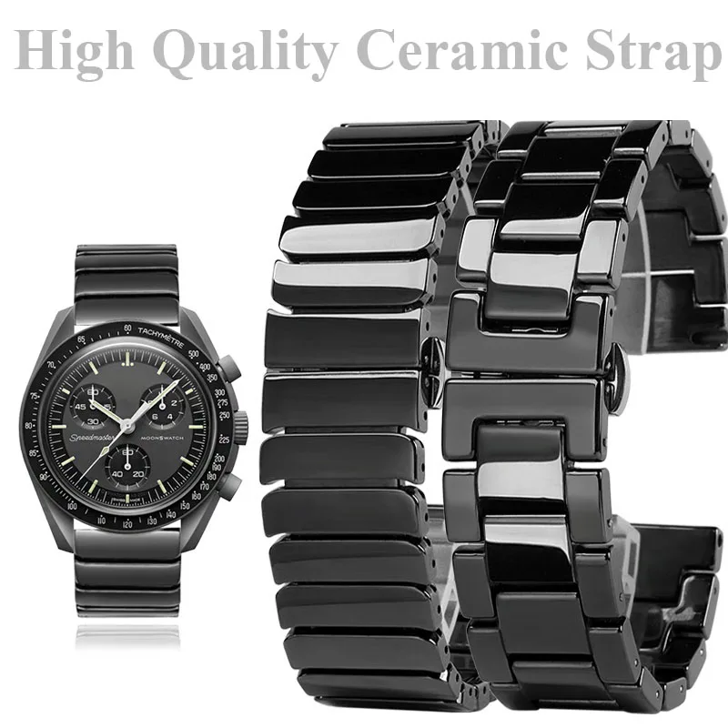 High Quality 14 16mm 18mm 20mm 21mm 22mm For Seiko Tissot Armani Citizen Omega Ck Ceramic Watch Strap men\'s And Women\'s Bracelet