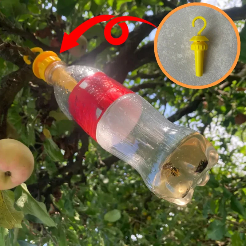 2pcs Outdoor Hanging Wasp Trap Fly Catcher Beekeeping Tool Pest Control Effective Heavy Duty Easy Use