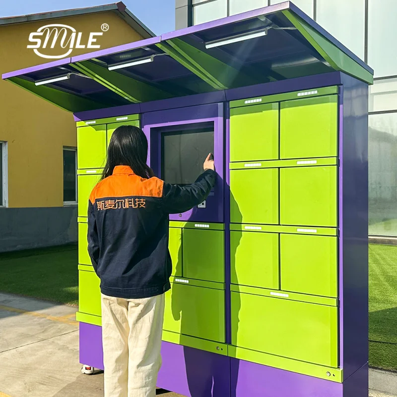 custom.Intelligent Self-Service Locker Parcel Storage Cabinet Mailbox