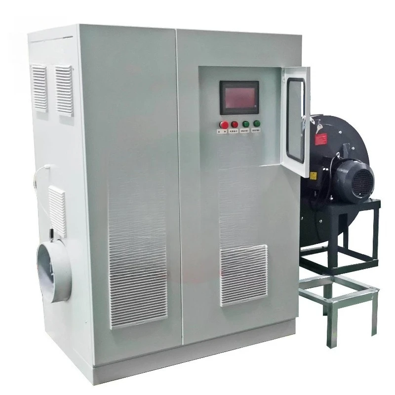 Factory Direct 2026 Large air volume electromagnetic hot air unit heating hot air stove for warehouse heating in animal husbandr