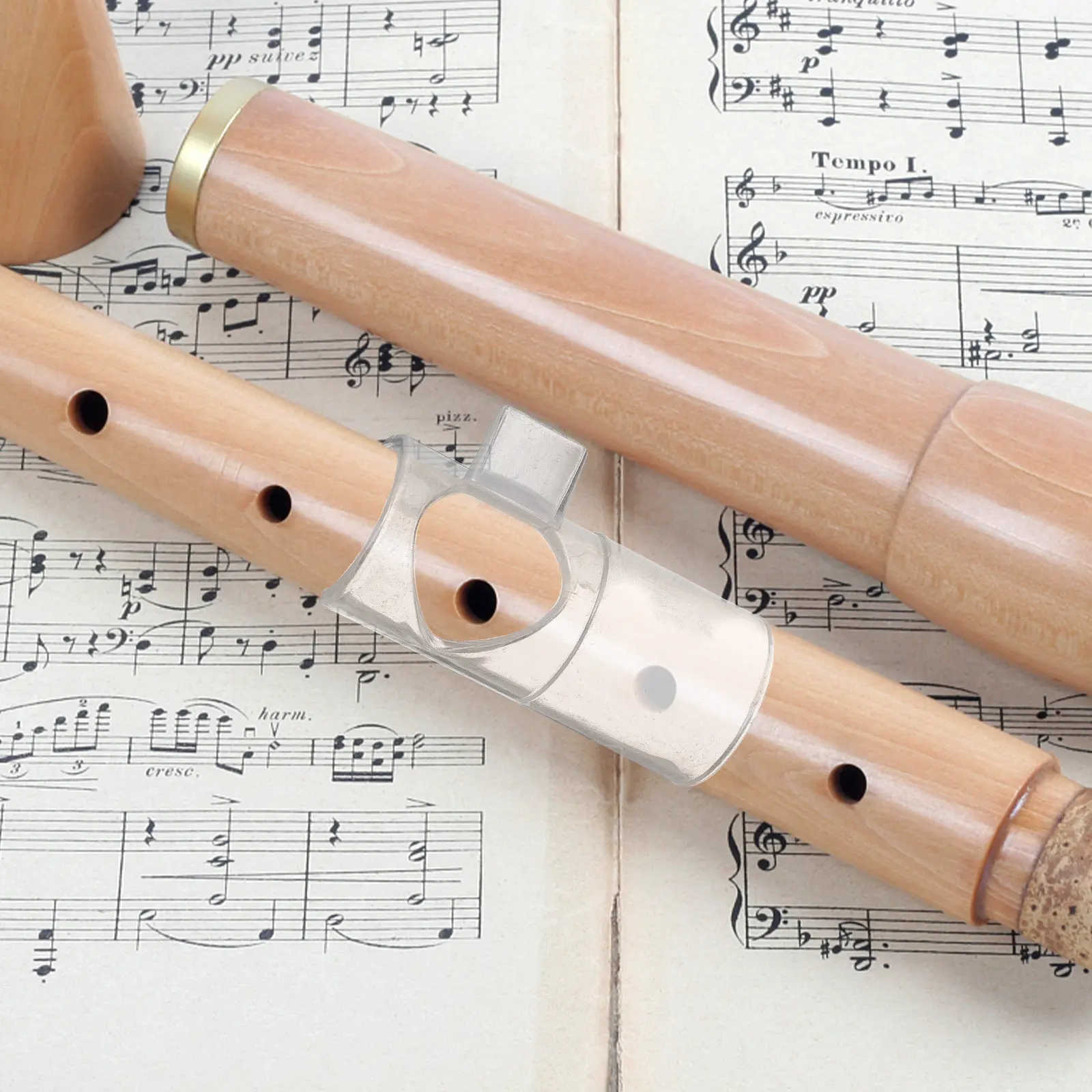 Professional Grade Nylon Flute Mouthpiece Replacement for All Octaves Clear Tone Accuracy Air Tightness Flute Accessories