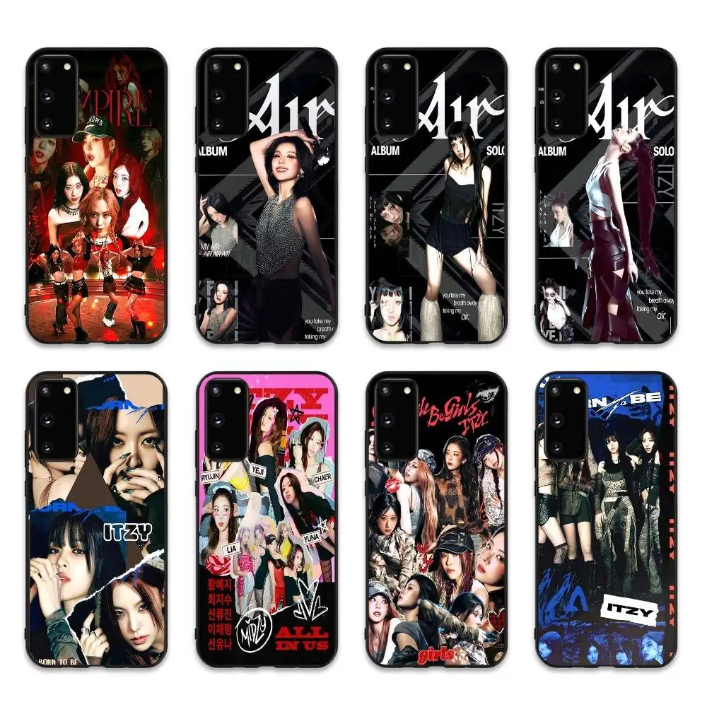 Singer Idol I-ITZY Phone Case For Samsung S 24 Fe 25 Ultra Plus 20 Lite 21 30 22 23 24 22 Ultra 5G Fundas