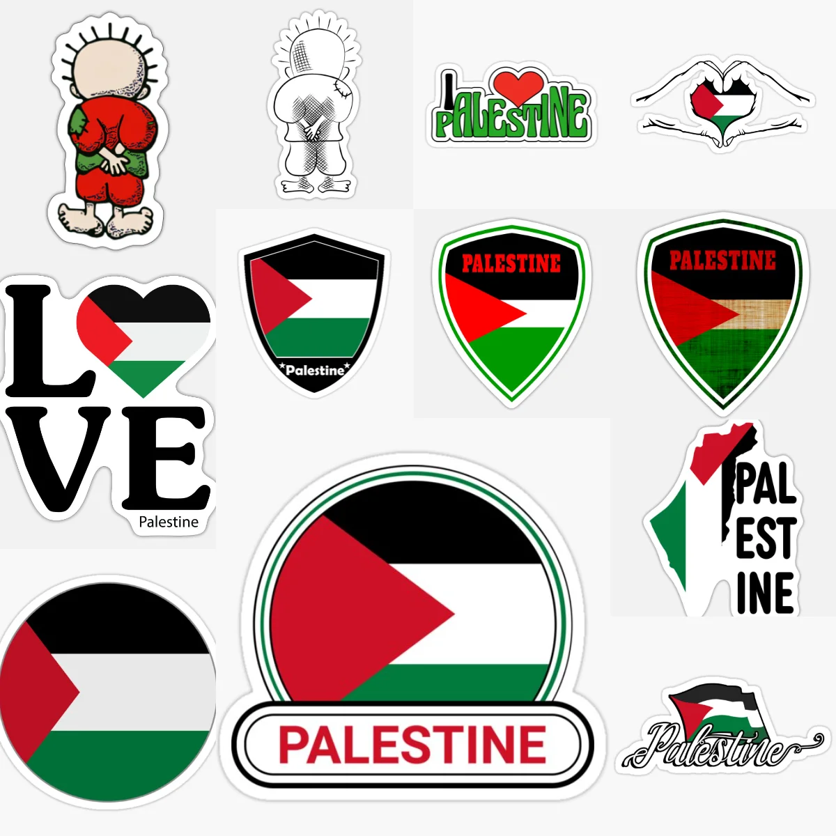Palestine Car Sticker for Waterproof Vinyl Decal for Laptop Water Bottle Decal