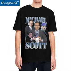 Camiseta bootleg Michael Scott masculina vintage, blusa de manga curta, camiseta vintage dos anos 90, no escritório, gola redonda