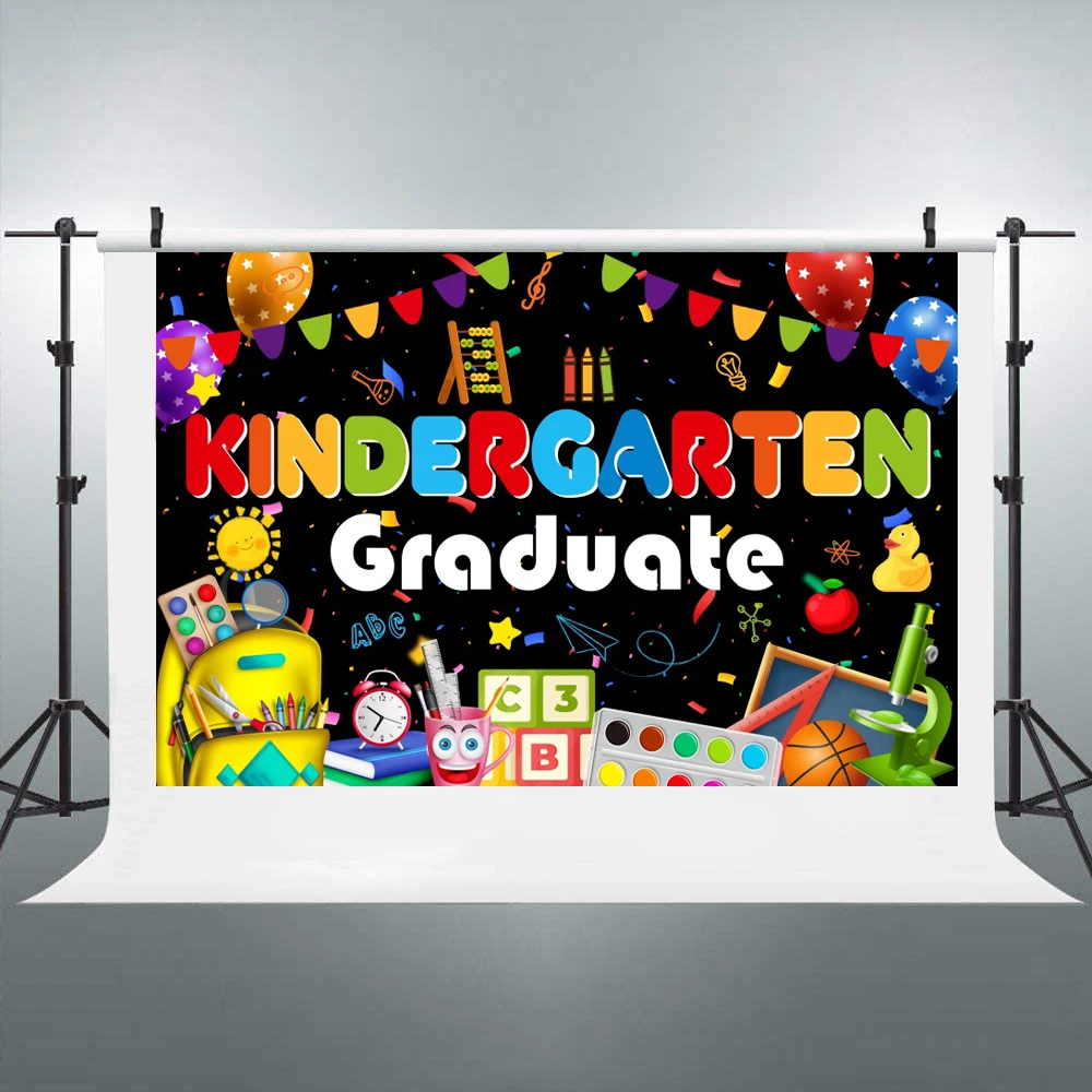 Laeacco-Fondo de fotografía para niños, telón de fondo para estudiantes de preescolar, accesorios para fotografía, guardería