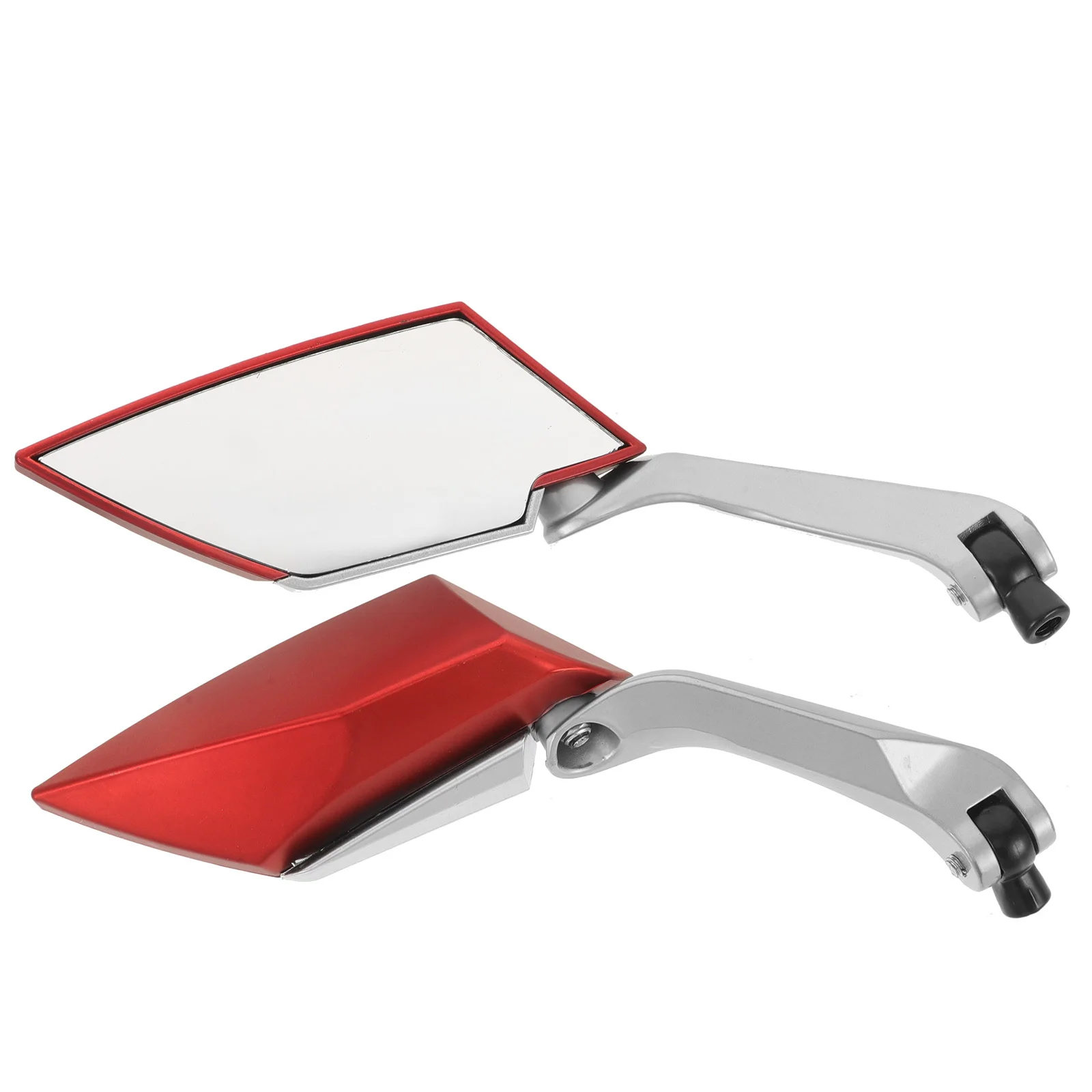 

1Pair Rear View Mirror for Motorbike Universal Fit Handlebar Mount High Definition Reflection Metal Glass Material Bike Scooter