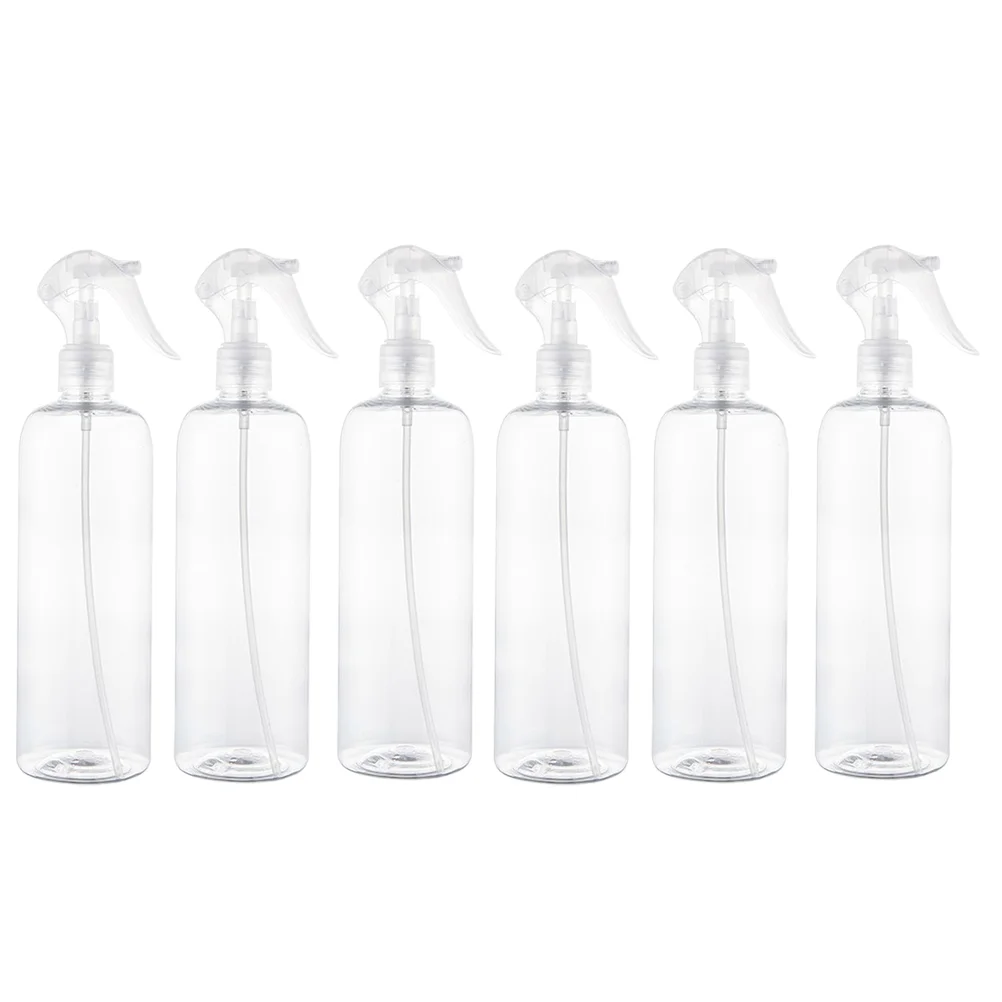 3 Pcs 500ml Plastic Empty Spray Bottle Transparent Flowers Plants Water Sprayer Refillable Bottle Baking Tools for Barber Shop (