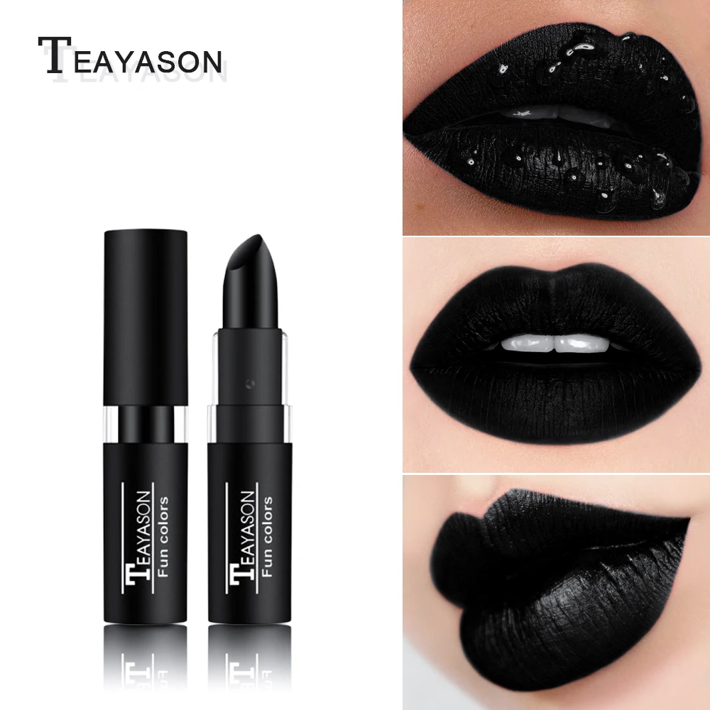 TEAYASON 12 Color Waterproof Lasting Sexy Red Lipstick Matte Lipstick Cosmetics Lip Gloss Waterproof Long-lasting