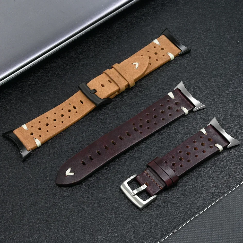 

Luxury Leather Band for Google Pixel Watch 3 45mm Business Strap for GOOGLE PIXEL WATCH 3/2/1 41mm Replaced Accessories Bracelet