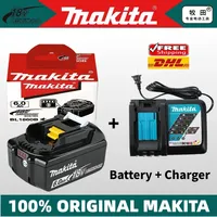 DHL Ship BL1860 6AH For Makita 18V Battery Power Tools Li-ion Replacement LXT BL1850 BL1840 with BMS TPCELL 18V original battery