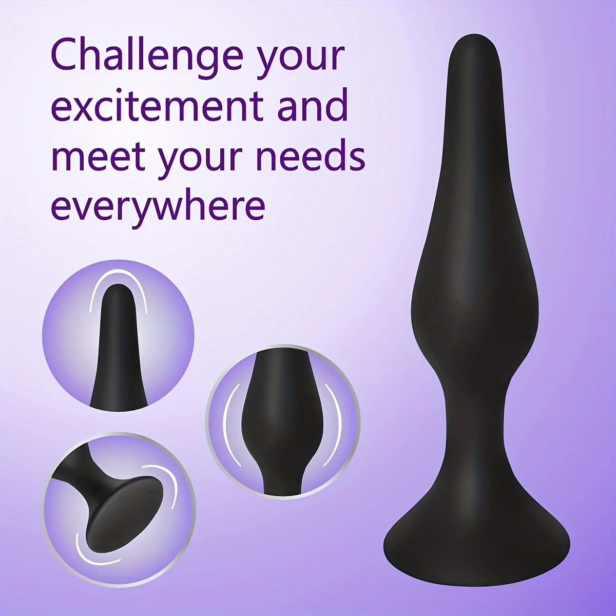 Beginner Silicone Butt Plug Anal Plug for Men Women Prostate Massager for Gay Mini Anal Bullet Masturbator Sex Toy for Men view 5