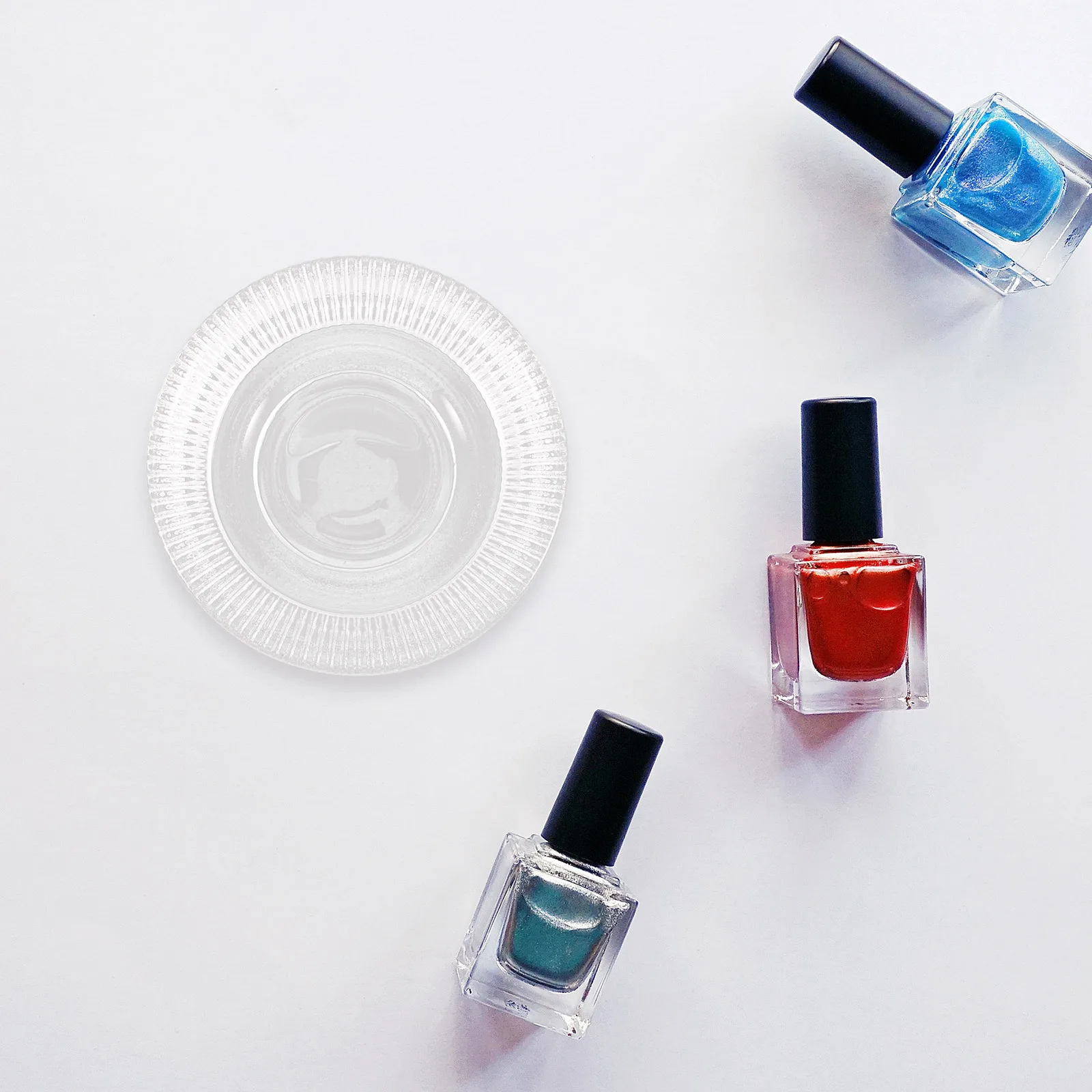 Piatto per unghie Dappen Ciotola in vetro per unghie acriliche Piatto di piccole dimensioni per miscelare polvere liquida Accessori per strumenti artistici per manicure