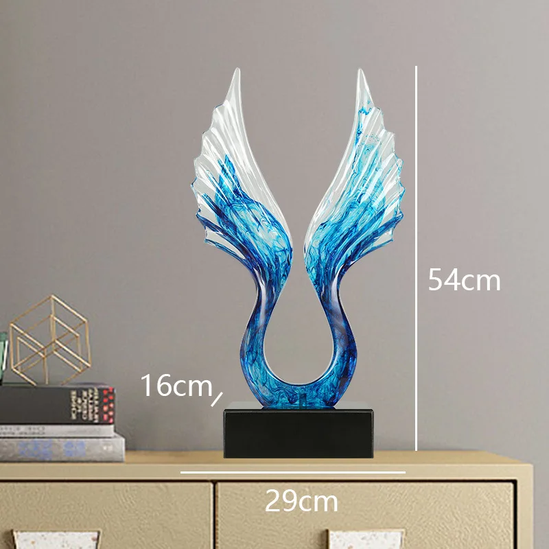 For Modern High End Resin Sculpture Ornament Niche Office Living Room Entrance Home Hotel Commercial Decoration Art Piece