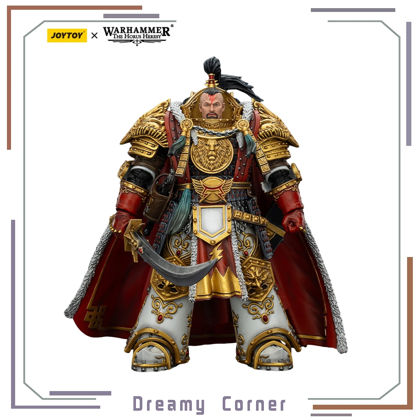 

【Предзаказ】Фигурка JOYTOY Warhammer: Хаос, Варвары Белого Ожерелья, Ягхатай Хан, Первопатшайр 1/18, модель-игрушка