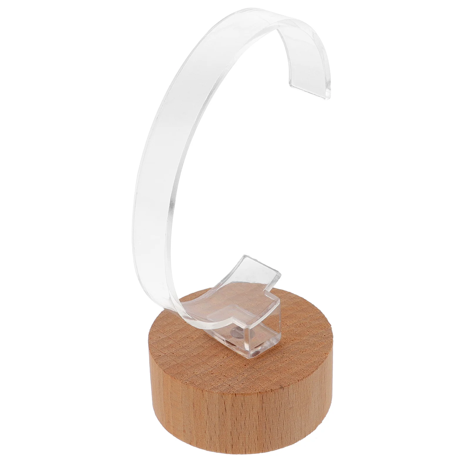 Display Holder Clear Plastic Watch Stand Desktop Bracelet Storage Rack Jewelry Display Stand Tabletop Watch Holder