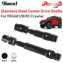 9imod Stainless Steel Center Drive Shafts for Traxxas TRX4M Upgrades 1/18 RC Crawler Parts Bronco Remote Control Car Accessories