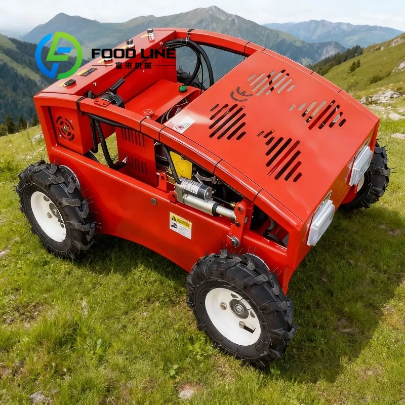 Automatic Lawn Mowing Robot Navigates Residential Garden Paths Independently To Trim Grass Evenly Without Constant Manual