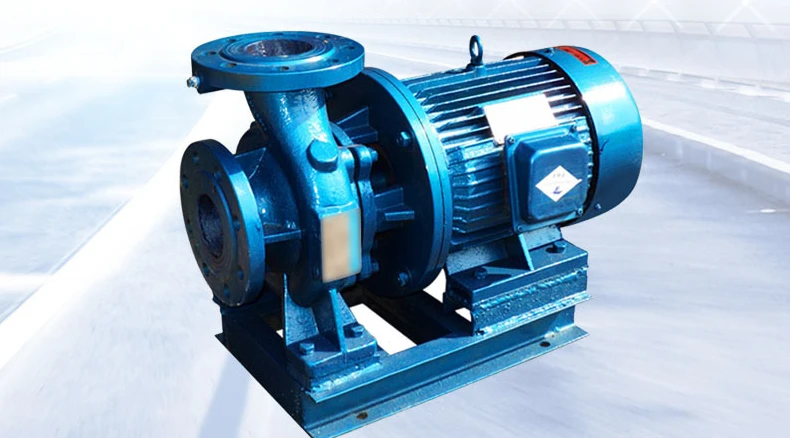 Horizontal Pipeline Booster Pump Cast Iron Centrifugal Hot Water Circulation Clear Water ISW Stainless