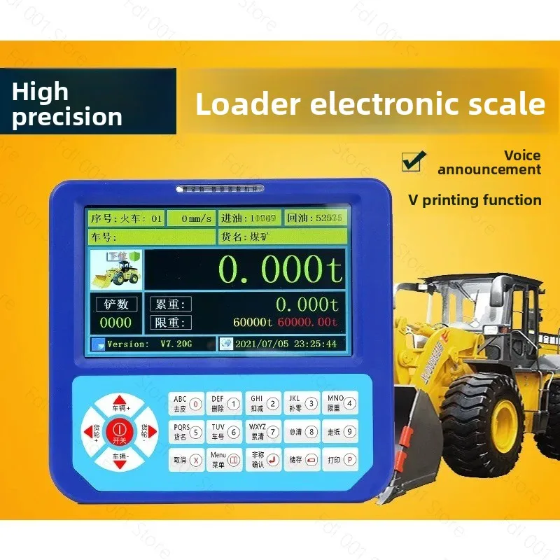 Loader Electronic Scale Forklift Intelligent Pound Weight Monitoring System High Precision