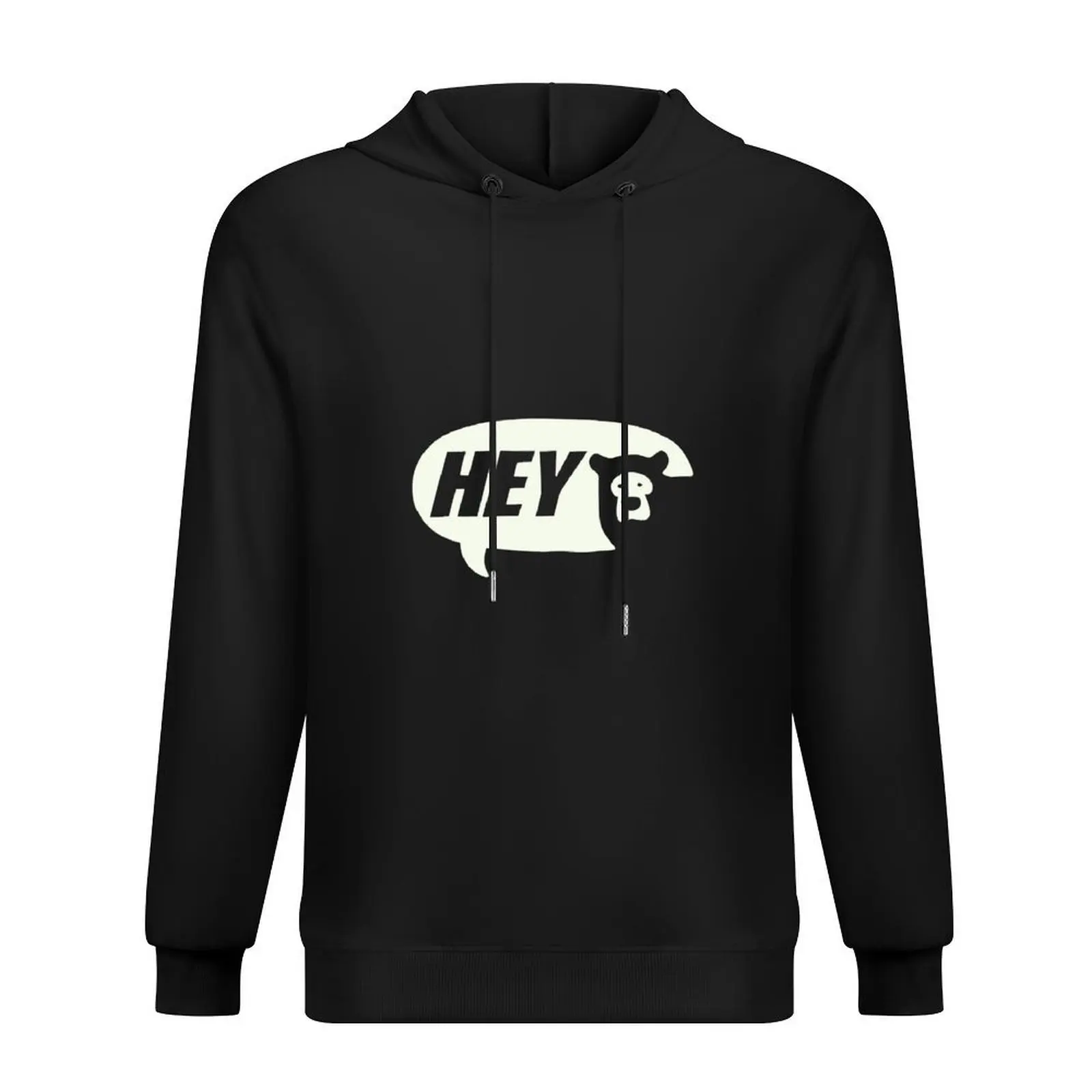 

Hey Bear White Hoodie graphic t shirts men aesthetic clothing autumn anime clothing graphic hoodies